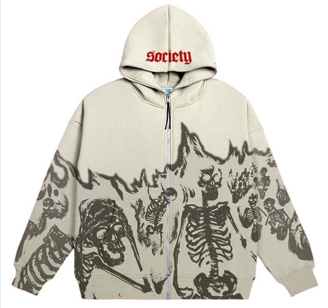 Streetwear Skull Hoodies