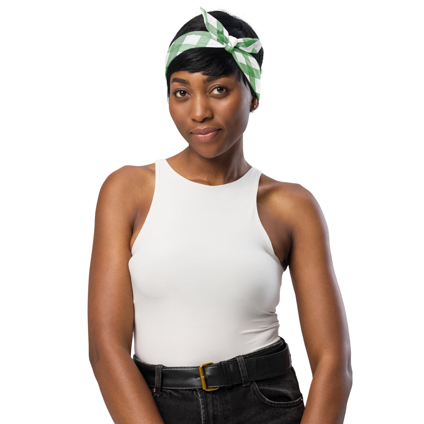 Green lines bandana