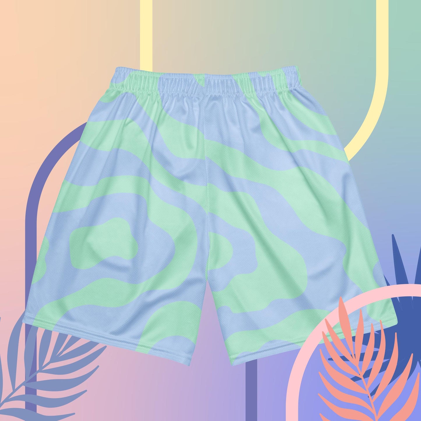 Bubble mesh shorts