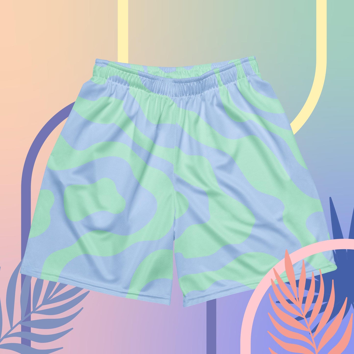 Bubble mesh shorts