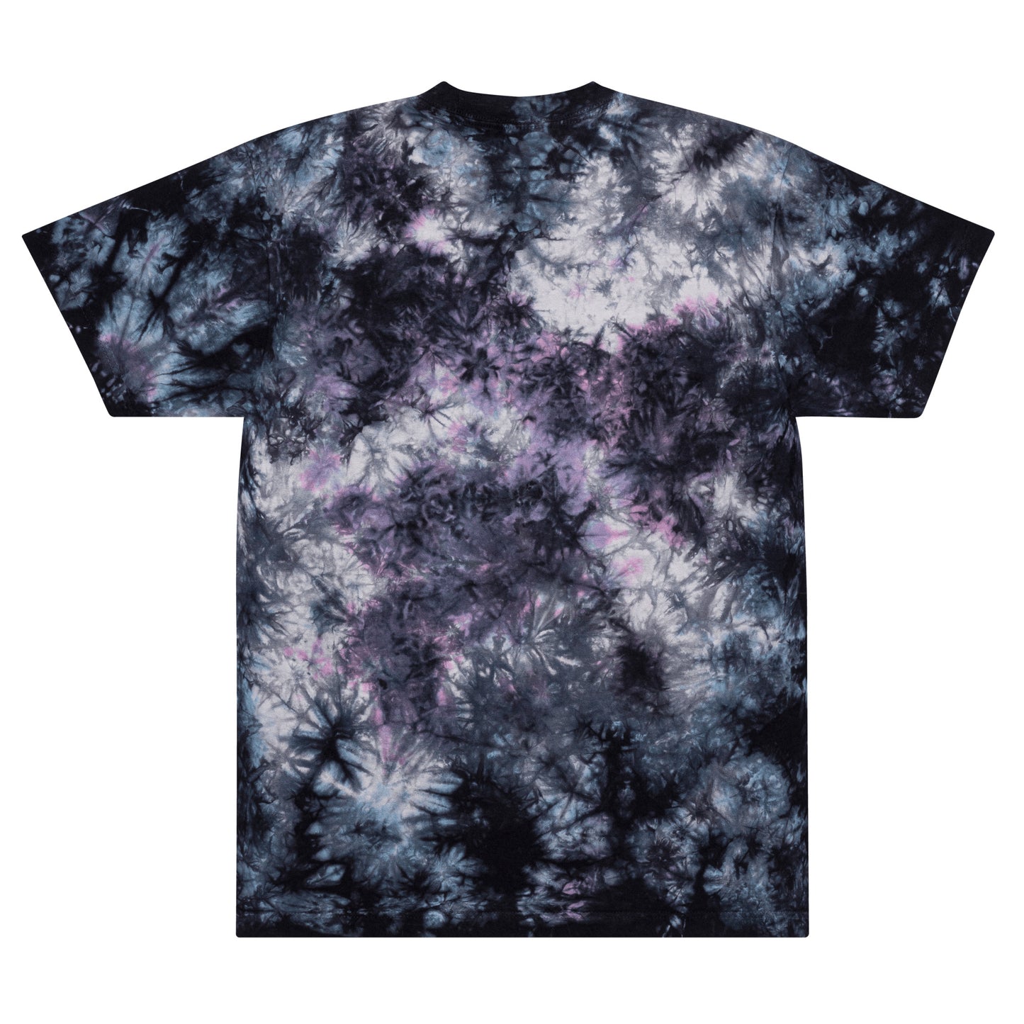 Luvel up embroidered Oversized tie-dye t-shirt