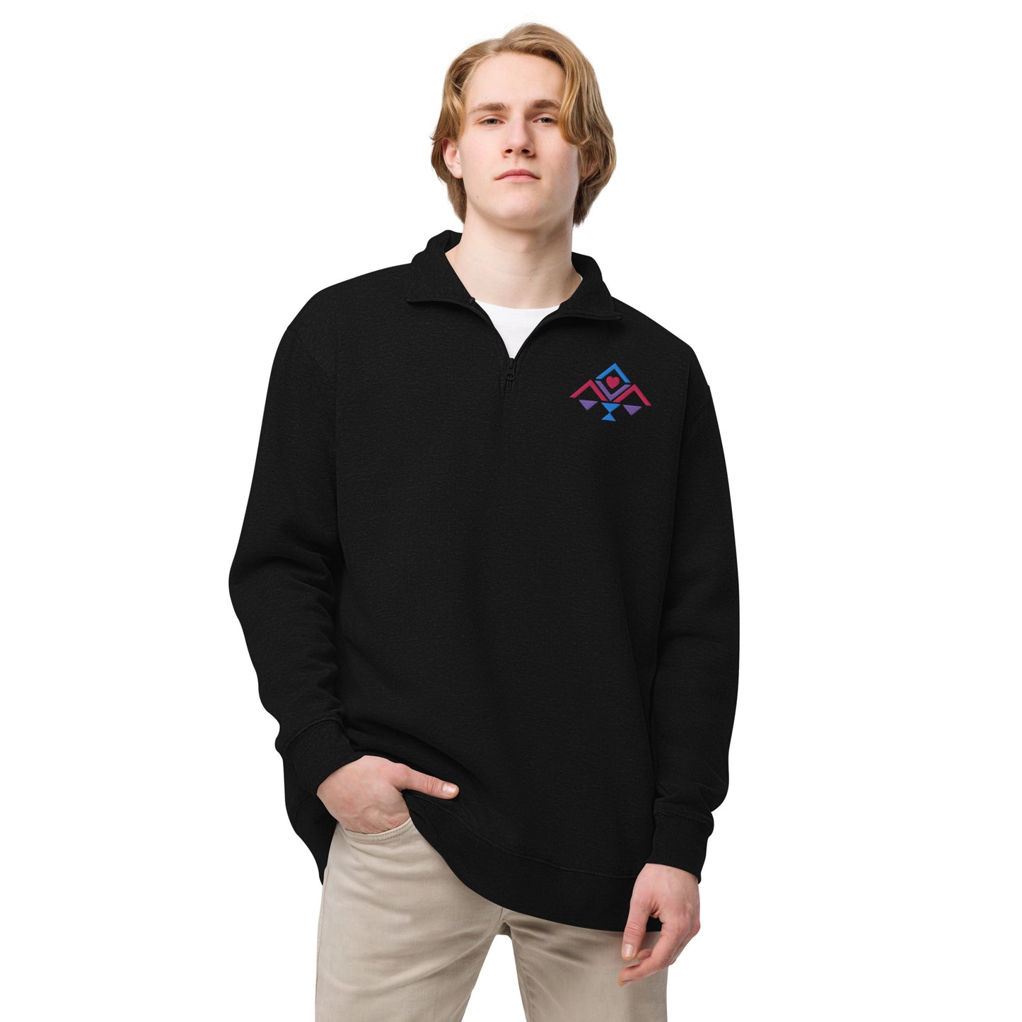 Luvel up fleece pullover