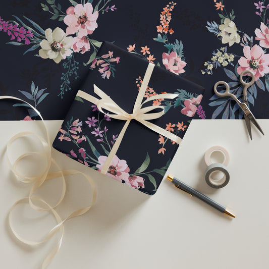 Floral Wrapping paper sheets