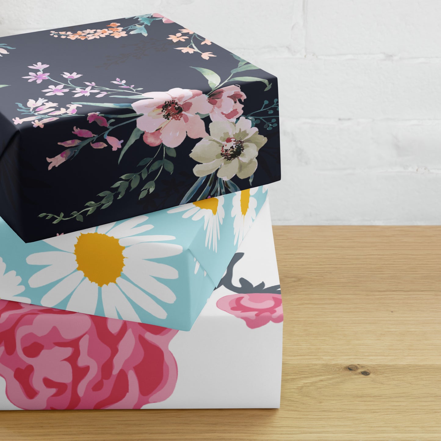 Floral Wrapping paper sheets