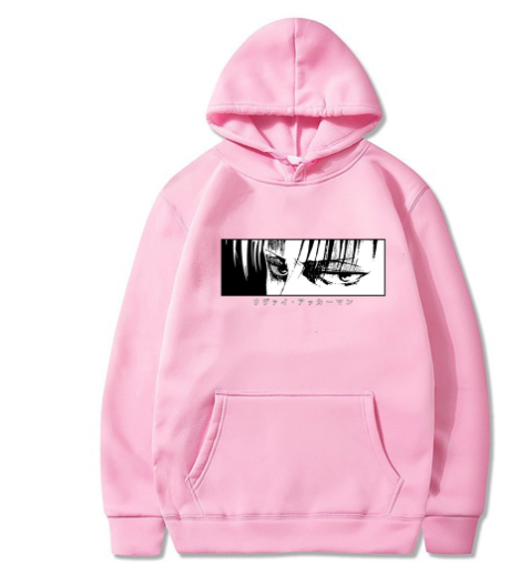 Anime Eye Print Hoodie