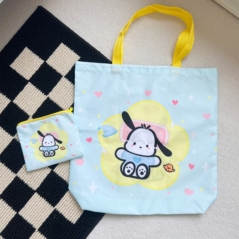 Sanrio Cute Pochacco Set Shopping Bag and Coin Purse