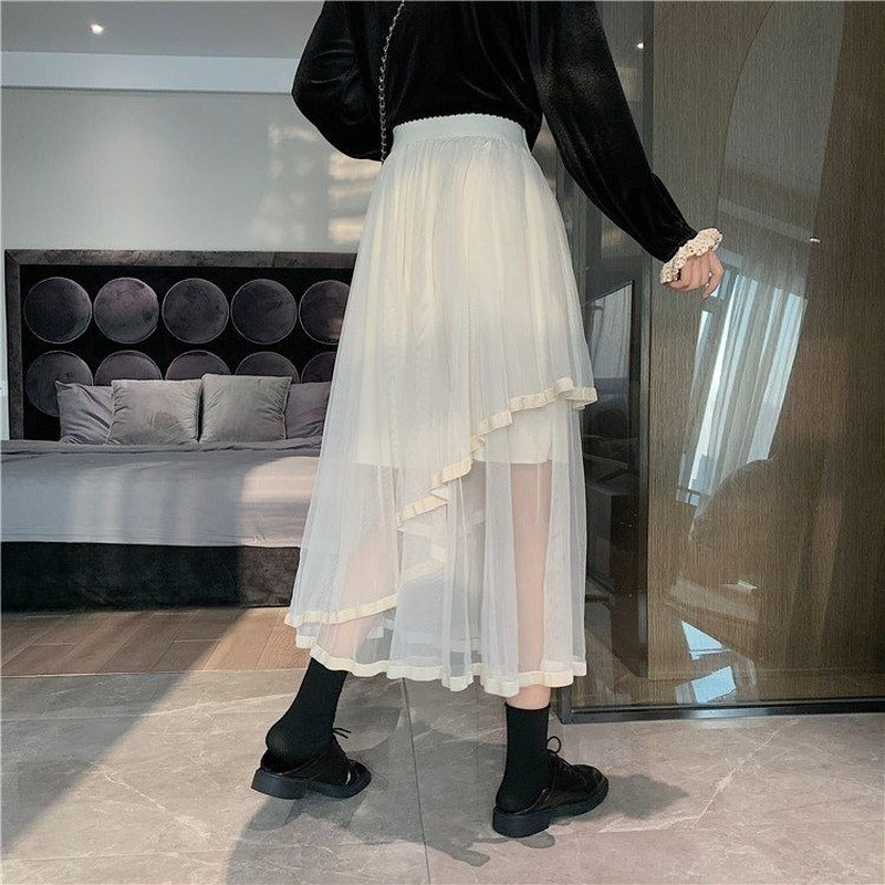 Solid Korean Style Skirt